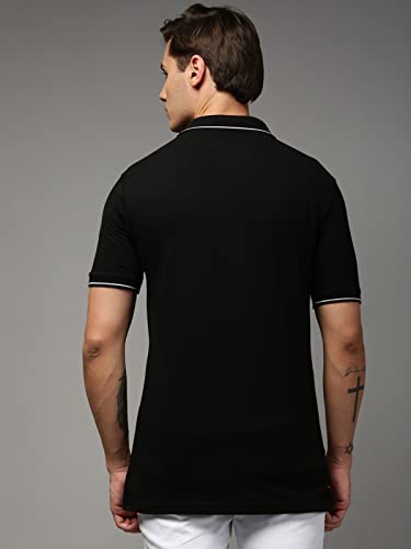 Image of ONN UK Classic Men's Premium Combed Cotton Polo Collar Half Sleeves Solid T-Shirt |