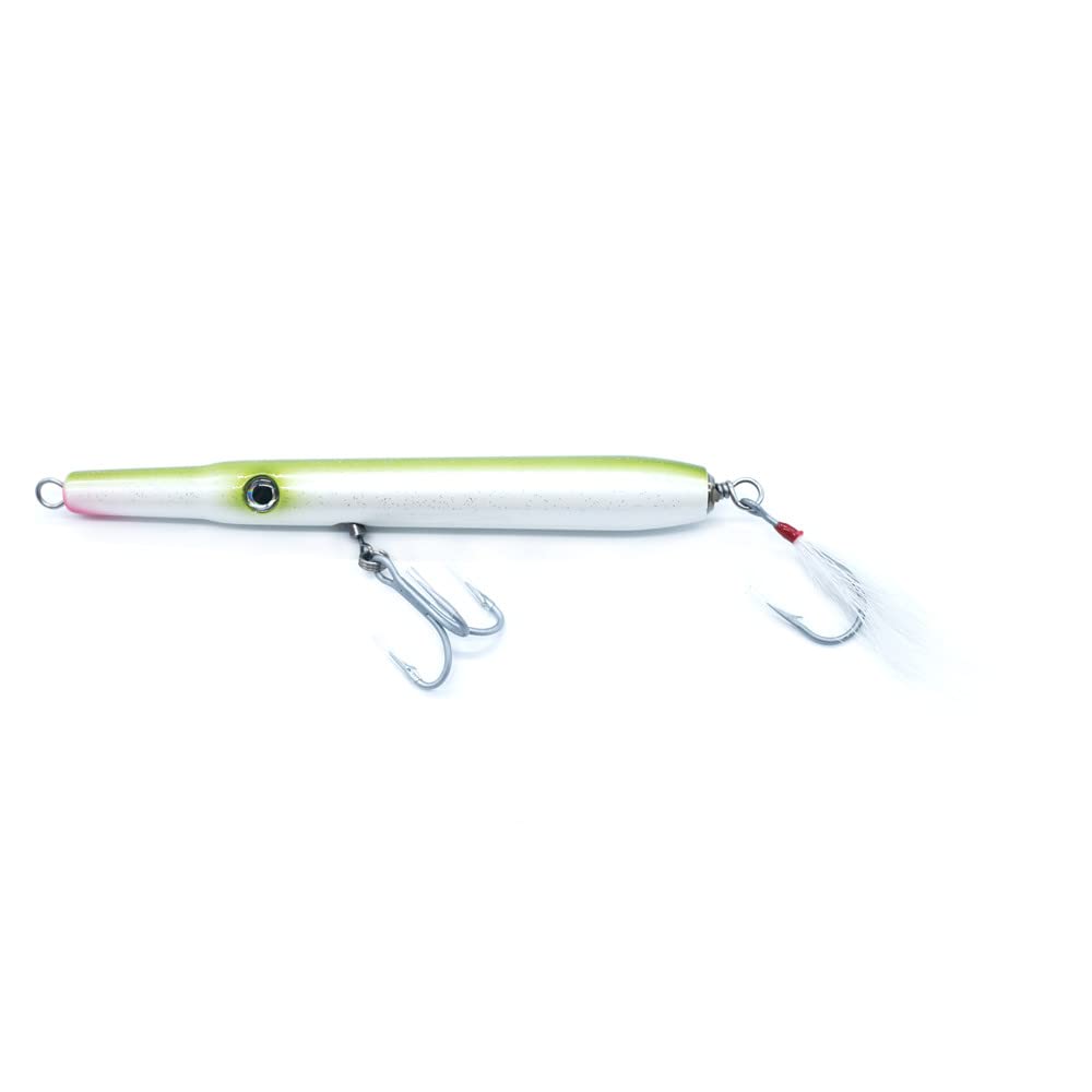 SEASKY 7 1/2" Pencil Saltwater Lure 50g VMC Hook Wood Plug Swimbait