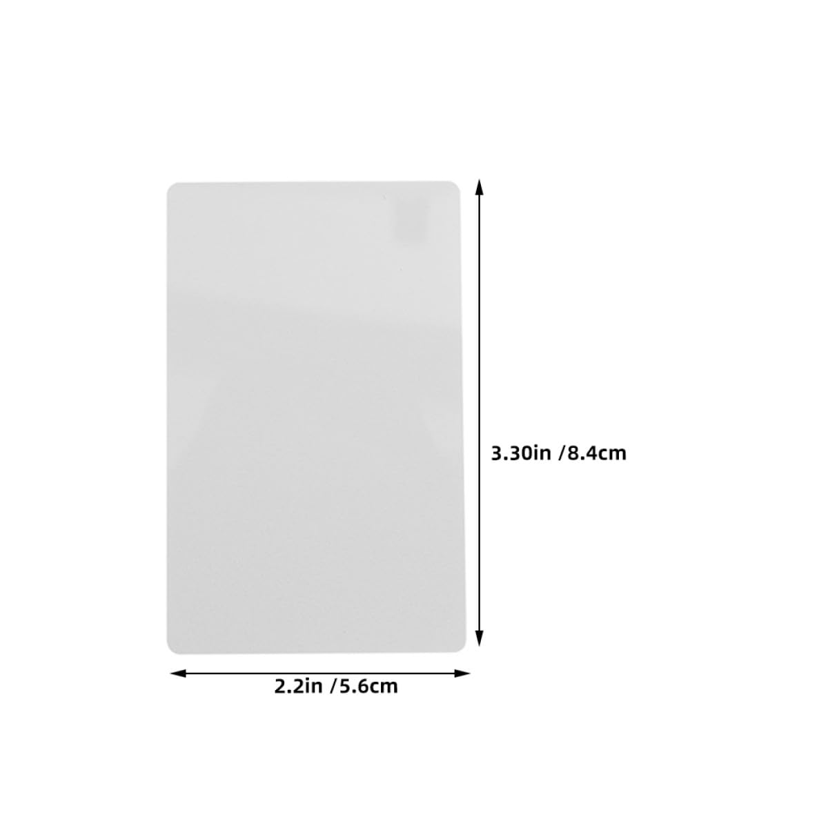 PRETYZOOM Tarjetas de Visita Metálicas para Sublimación 200 Piezas Aluminio de 021 MM de Grosor Tamaño 34X21X0009 Pulgadas Perlado para Impresión UV a Color Material para