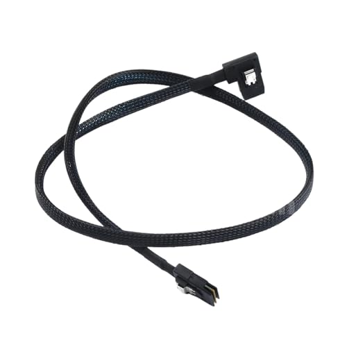 Cable SAS MI-N SFF8087 a SFF8087 ángulo recto 80 cm miniatura 3