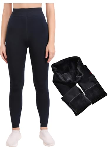 Image of Brachy Women's Winter Thermal Hot Fur Velvet Skinny Fit Jegging, Stretchable High Waist Leggings Without Socks | Footless Skinny Fit Winter (BCA WINTERCUTLEGZ1-P)