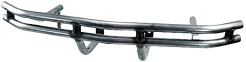 Front Bumper, Double Tube, Raw Steel, Compatible with Dune Buggy