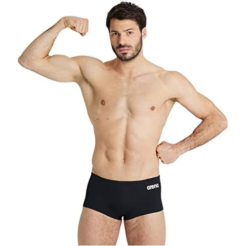 arena Solid Team Bañador para Hombre, Piscina, Bañador de Secado Rápido, Bañador en Tejido MaxLife Eco Cover