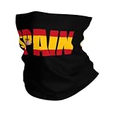 Braga De Cuello Bandera De España Deporte Bragas De Cabeza Protección Solar Elastica Pañuelos Cabeza Protección UV para Ciclismo Pesca Cámping 25X50 Cm