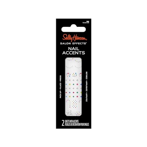 Sally Hansen Salon Effects Nail Accents, Sweet Life, Nail Art Decals, Easy to Use, No Commitment, Use On Nail Polish or Bare Nails, Mix and Match