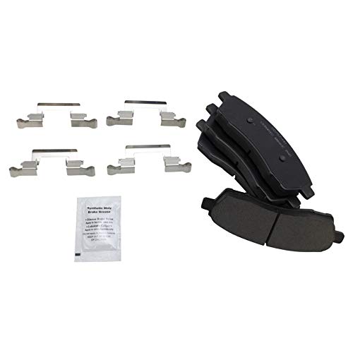 Image of TRQ Brake Pad, Caliper, Hose, & Rotor Kit Ceramic Compatible with 2000 Ford Excursion F-350 Super Duty