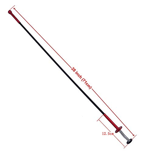 Flexible Claw Pickup Tool with Magnet , 2-in-1 Magnetic Pickup Tool, 4-Finger Claw, Rustless Springï¼ŒClaw-type magnetic pick-up tool , for garbage pick up.ï¼ˆRedï¼‰