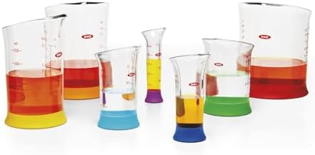 OXO Good Grips 7-Piece Nesting Measuring Beaker Set, Multicolored - Thumbnail 5