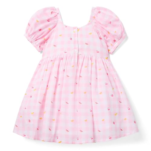 Janie and Jack Girls Girls Pink Gingham Dress (Toddler/Little Kid/Big Kid)2