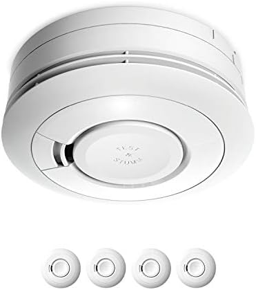 Ei Electronics Ei650 Rauchmelder im 4er Set mit Batterie für 10 Jahre | Testsieger Stiftung Warentest, Rauchwarnmelder ohne LED-Blinken, Hergestellt in Irland