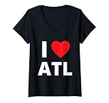 Photo Gallery donna amo atl cuore atlanta georgia amore abbigliamento fan maglietta con collo a v Photo Gallery donna amo atl cuore atlanta georgia amore abbigliamento fan maglietta con collo a v