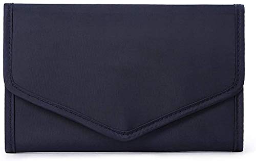 Preisvergleich Produktbild Schmucketui für Frauen Mädchen Tragbare kompakte Reiseschmuckrolle Organizer Faltbare Schmucketui Tasche für Ohrring Ring Halskette Uhr 23 * 15cm