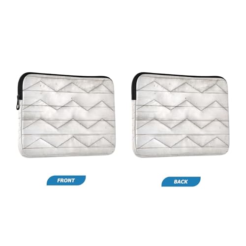 Funda para portátil 13-14 pulgadas textura madera blanca miniatura 2