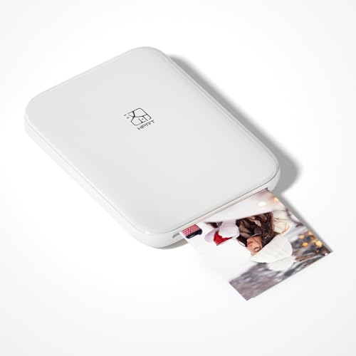 Hprt HPRT-MT53-WHITE Mini Photo Printer - Portable Wireless Bluetooth Sticker Printer thumb #6