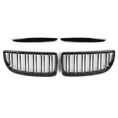 Rejilla delantera de doble listón estilo parrillas de carreras para E90 E91 7
