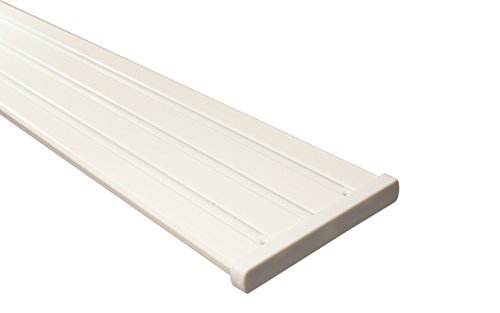 iso-design Gardinenschiene 3 und 4 läufig aus Aluminium in weiß, 160 cm iso-design Gardinenschiene 3 und 4 läufig aus Aluminium in weiß, 160 cm