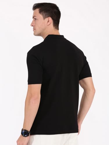 Image of Macroman M-Series Fashion Half Sleeve Polo Core Casual T-Shirt for Men, Cotton Blend, Pack of 1