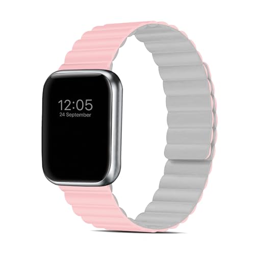 Image of GRIPP Reverser Premium Silicone Magnetic Watch Strap for 40mm /41mm /42mm, Watch Series 11 /10 /9 /8 /7 /6 /5 /4 /3 /2 /1, SE 3 /2 /1, Slim, Lightweight, Adjustable (Watch Not Included)