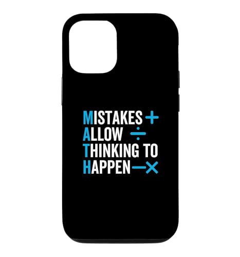 Mistakes allow Thinking to Happen �ʔ������w���t�̌��t �X�}�z�P�[�X iPhone 12/12 Pro �p