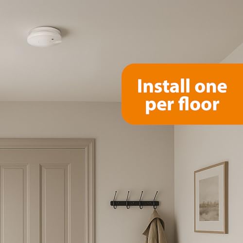 Smartwares 4er-Set Rauchmelder – 5 Jahre austauschbare Batterien – Schnelle und zuverlässige Erkennung – 85 dB – FSM-11754 – Ansicht 5
