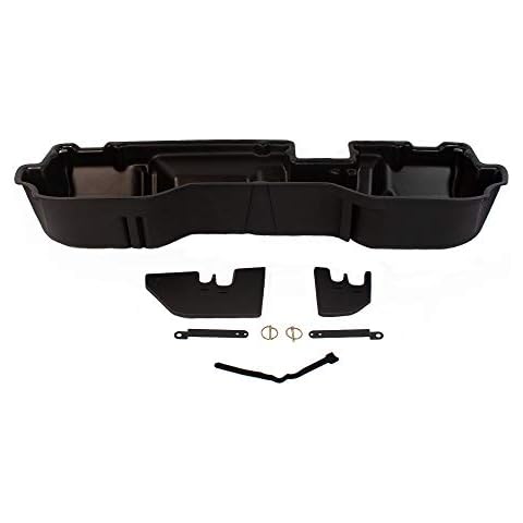 DU-HA Under Seat Storage fits 2019-2025 Ram 1500 Quad Cab New Body Style | Black Heavy-Duty Back Seat Multi Tool Organizer, Includes 2-Piece Dividers | 30104 Cover