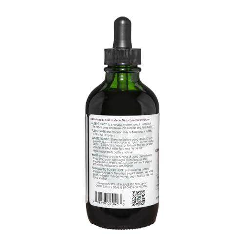 Vitanica Sleep Tonic, Natural Liquid Sleep Aid Supplement, Dr. Formulated, Relaxation and Calm Support for Adults, Stress Relief, Valerian Root, Lemon Balm, Passion Flower, Vegan, 4 Ounce - Image 4