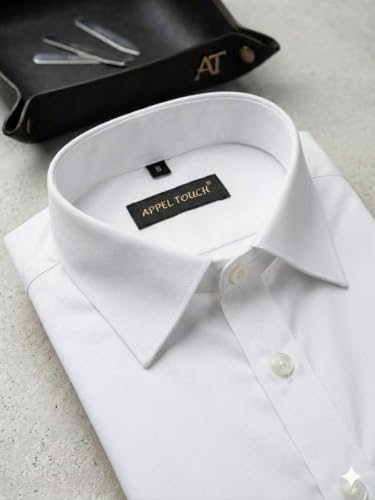 Image of Appel Touch Men's Cotton Blend Formal Shirt Full Sleeves