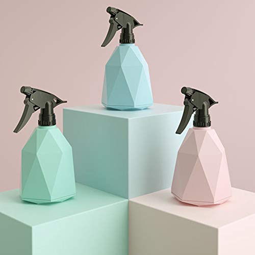 Lot de 3 vaporisateurs vides rechargeables 600 ml 600 ml Rhombique pulvérisateur durable anti-fuite avec modes de brumisation et de flux pour huile essentielle, eau, cuisine, bain et