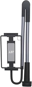 Coverzone Tablet ve Telefon Tutucu Masa Kıskaçlı Stand 360° Dönebilen Ayarlanabilir Metal Gövde 4.7-12.9 İnç Cihazlar ile Uyumlu iPad ile Uyumlu Uzun Kollu Masa Standı | L350