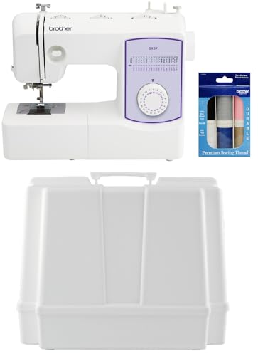 Brother GX37 37-Stitch Sewing Machine, and Hard Plastic Storage and