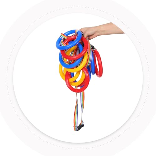 Cuerda de guardería para preescolar antipérdida con 12 anillos para excursiones seguras 4