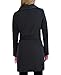 Tahari Women's Double-Faced Luxury Soft Blend Peacoat-Wrap Wool Coat with Removable Belt, Dark Charcoal, Medium