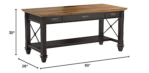 Martin Furniture Hartford Writing Desk, Brown