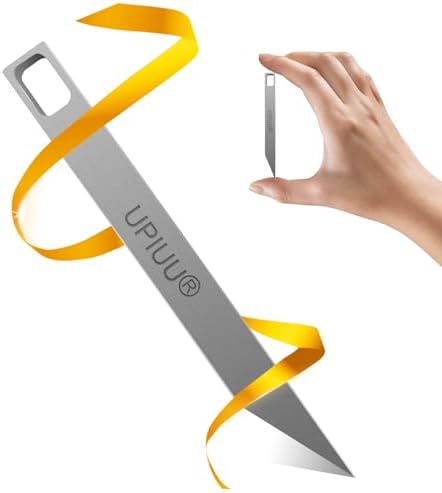 Mini Pry Bar Keychain Tool, Gifts for Men Brother, EDC Gear Multitool with Box Cutter, Cool Stuff, Christmas Stocking Stuffers for Men, Gifts for Dad Uncle Who Has Everything