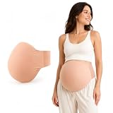 Adjustable Fake Pregnancy Belly with Memory Foam – Realistic Maternity Bump for Role Play, Photo Shoots, Halloween, Christmas & Film Costumes (Small(2-4Months))