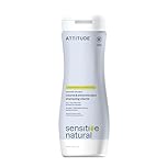 ATTITUDE Volume and Shine Hair Shampoo for Sensitive Dry Scalp, Made in Canada, EWG Verified, Soothing Oat, For Thin Hair, Naturally Derived Ingredients, Vegan and Plant-Based, Unscented, 473 mL