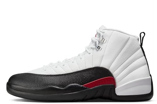 Jordan Men's 12 Retro Taxi Flip White/Gym Red-Black (CT8013 162) - 12
