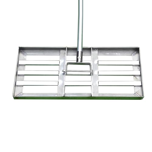 Lawn Lute Leveler Professional Lawn Levelling Rake Heavy Duty Grass Rake for Garden Yard & Golf Course (2m leveler (50 * 25cm))