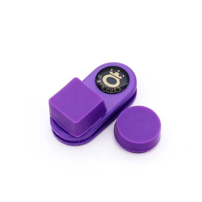 ABA Snooker Omin Magnet Billiard Pool cue Chalk Holder Two Side Open Portable (Purple)-picture-14