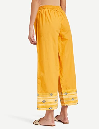 Image of Amazon Brand - Myx Women's Cotton Relaxed Palazzo (Available in Plus Sizes)