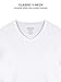 DAVID ARCHY Men's Undershirts Combed Cotton T-Shirt Soft Moisture-Wicking Crew Neck or V Neck Tees & Tank Top 3 Pack
