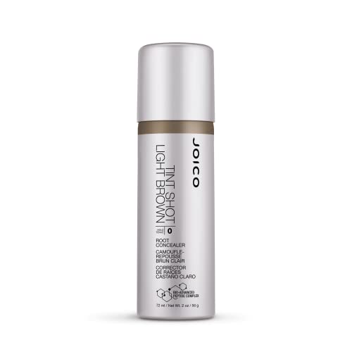Tint Shot Root Concealer Light Brown | Instantly Conceal Regrowth | Moisture & Humidity Resistant | Quick Dry Formula | Paraben Free | 72mL | Old