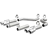MagnaFlow Performance Exhaust System 19206: Axle-Back, Race Series, Compatible with 2015-2023 Dodge Challenger, Quad Split Rear Exit Style