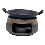 Ioensy Tea Warmer Profesional Japonés de Cerámica Portátil con Estufa para Calentar Té Quemador Y Portavasos Adecuado para Uso Doméstico Oficina SES, Style B, Individual