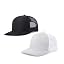 2pk Black & Light Gray/White