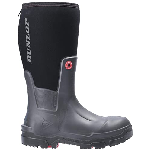 Image of DUNLOP Snugboot Pioneer - Work boots for Men & Women - Waterproof Construction boots - Cold Insulation - Chemical and Slip resistant - Black - Size 5-14