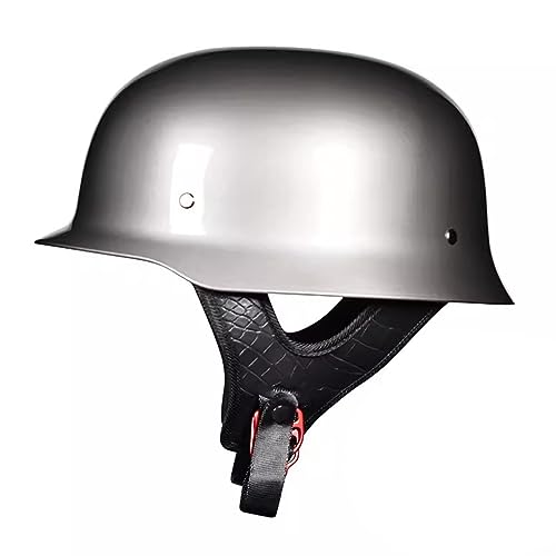 ➤➤Certificazione di sicurezza: questo mezzo casco retrò tedesco soddisfa gli standard di sicurezza DOT/ECE. È omologato per tutto il traffico stradale negli Stati Uniti e in Europa. Se hai bisogno di un casco per attività all'aperto, questa sarà la scelta migliore.