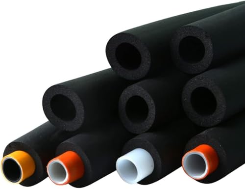 Tubo aislante de manguera de espuma: longitud 180 cm, diámetro interior 13 mm, manguito de sellado de polietileno para sujetar los mangos
