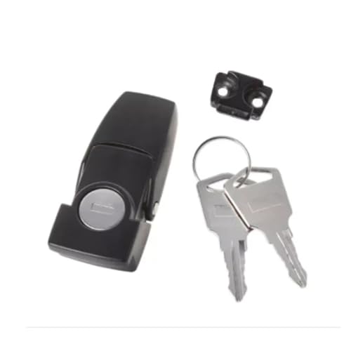 Serrure de porte DK604 noire pour coffret de distribution électrique et armoire
