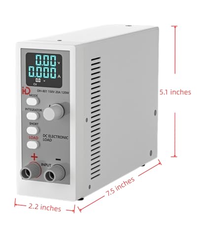 Charge électronique CC 4 modes de test programmables 120W haute précision
